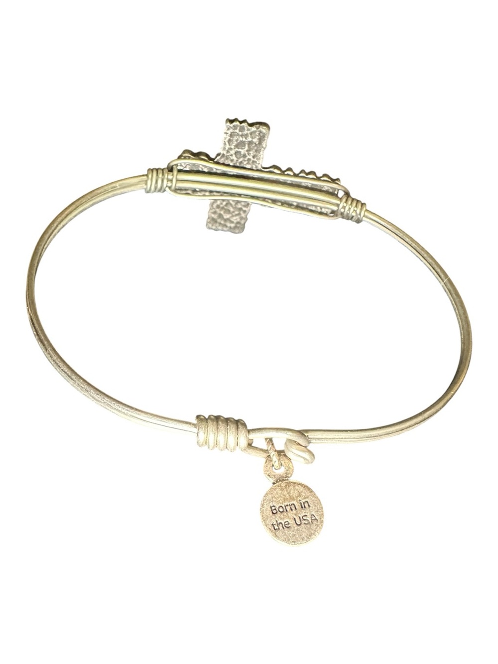 Cross Bangle Bracelet - Picture 5 of 5